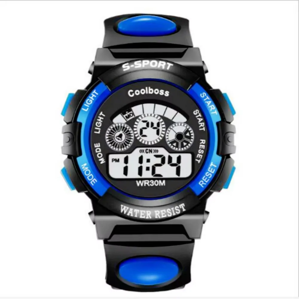 New Fashion Clock Children Sport Watches Men LED Digital Military Watch Boy Girl Student Multifunctional Wristwatches Kids Watch