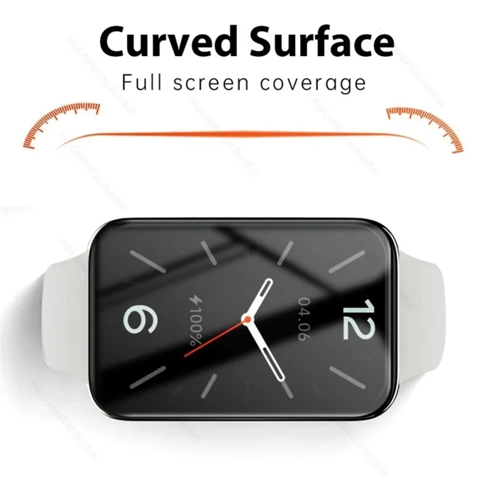 PMMA 화면 보호기 Xiaomi miband 7 pro nti-scratch 필름 화면 보호 스마트 시계 액세서리 용 전체 커버