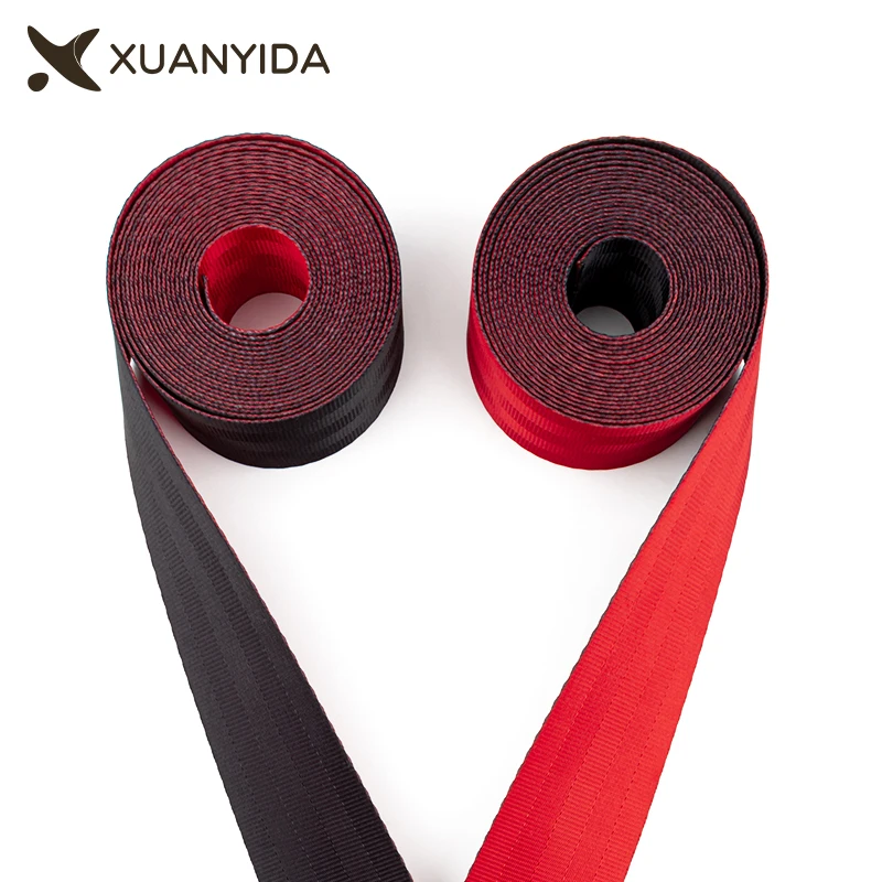 Black And Red Car Safety Belt 3.6 Meters Seat Belt Webbing Strap Car Racing Seats Seatbelt Standard Certified Car Accessories