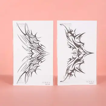 1 ks okouzlující tetovací samolepky, vodotěsné, vydrží jeden až dva týdny pro dívky, břicho, hrudník, záda, pas, nereflexní, trní, azurová 8 nejlepší prodej Yanns - №5