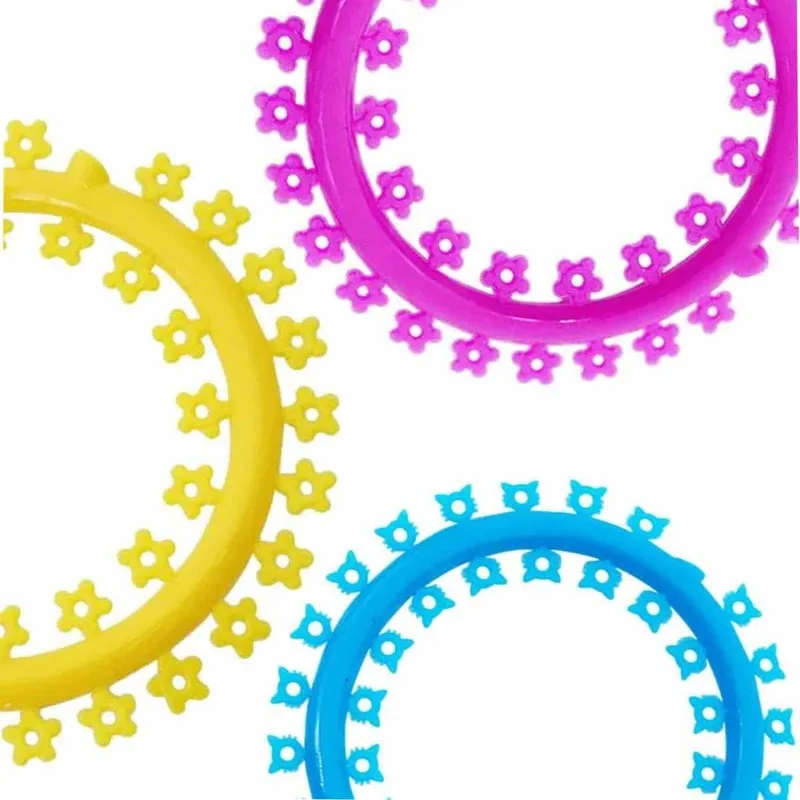 1000 Stück Zahnspangen-Ligaturen, O-Ringe, elastische Ringe, Zubehör für Zahnspangen, Cartoon-Blumen-, Mickey- und Katzen-Designs – Detail 3