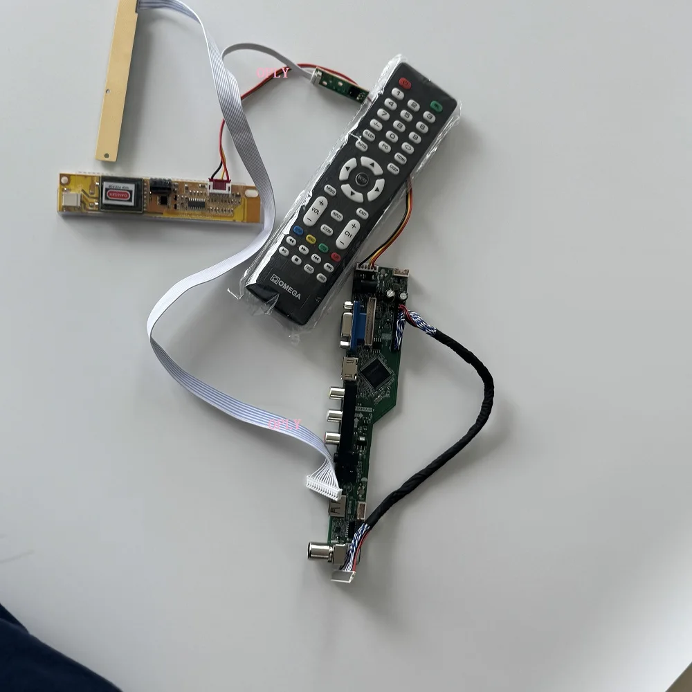 

TV Controller board kit VGA USB HDMI-compatible RF for B121EW03 B121EW03 V8 12.1" 1280X800 LCD panel AV screen monitor