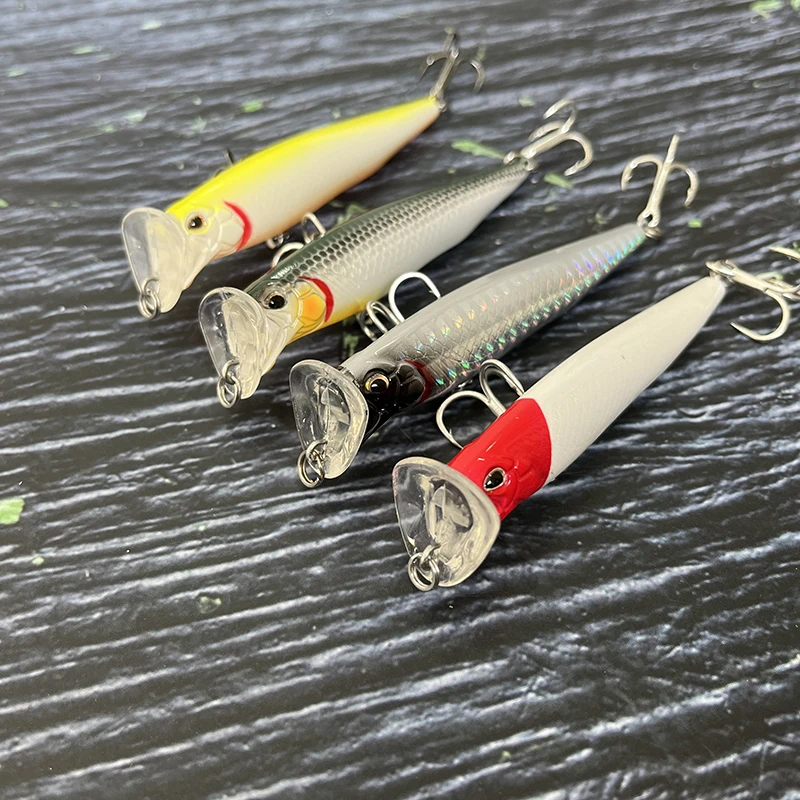 85mm 20g Sinking Minnow Fishing Lure Long Shot Trout Seabass Artificial Hard Bait Pesca Wobbler Fishing Pesca Plastic Swimbait