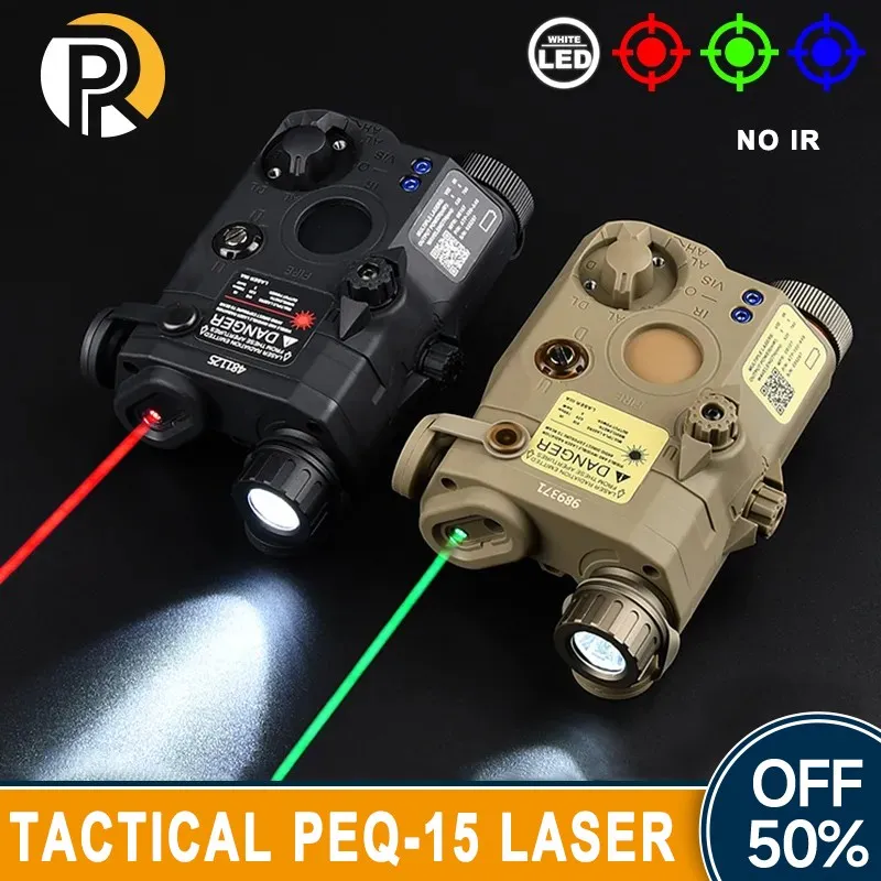 WADSN Tactical PEQ 15 Laser Pointer Zero Adjustable Airsoft Red Green BlueDot Indicator Strobe WhiteLED Flashlight Hunting Light indicator navigation lights polycarbonate lens red silver boat indicator light for pontoon yacht skeeter 100% brand new