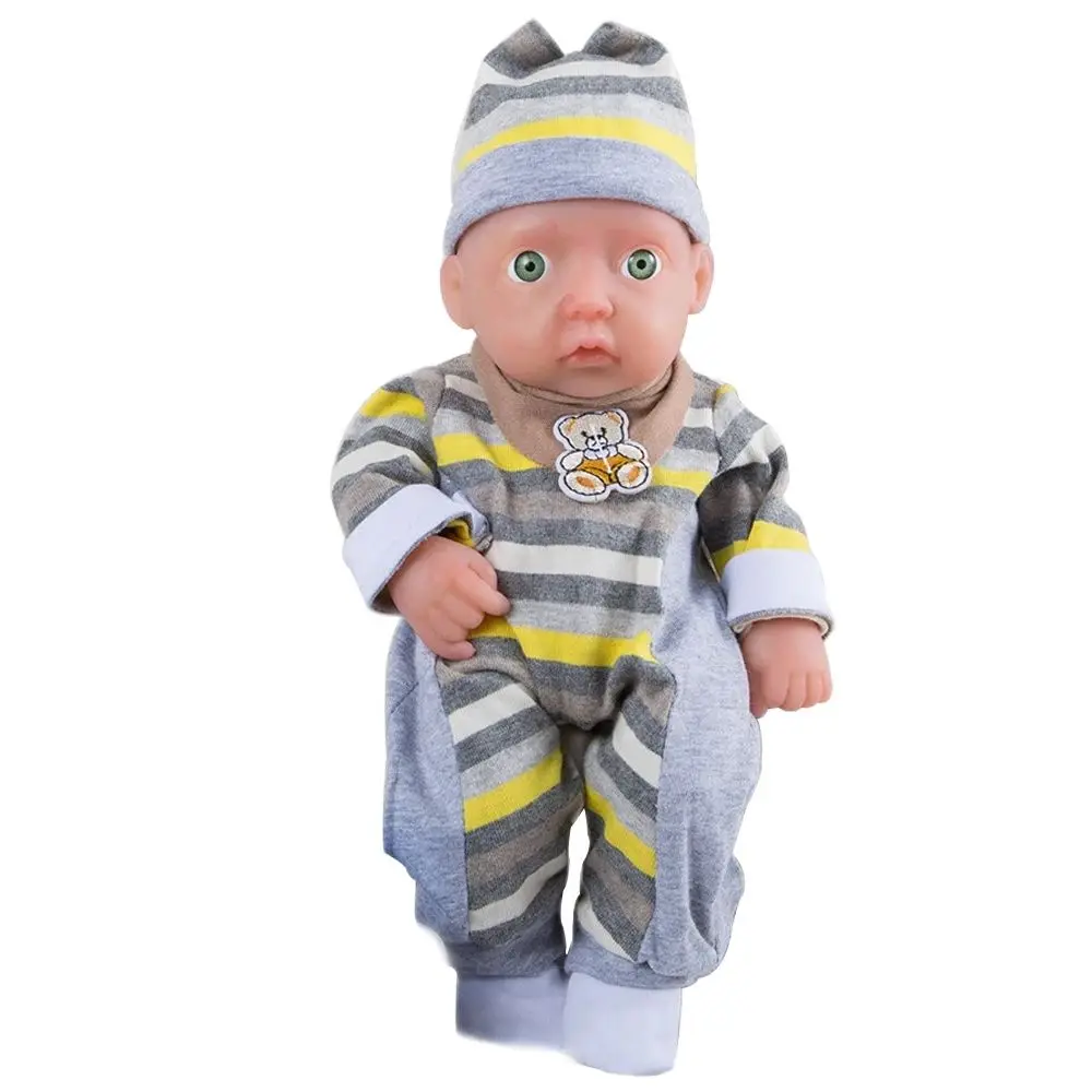 

IVITA WB1504 28cm 0.85kg High Quality Silicone Alive Dolls Reborn Baby Born Full Munecas Bath Lifelike Boy for Dink Family Toys