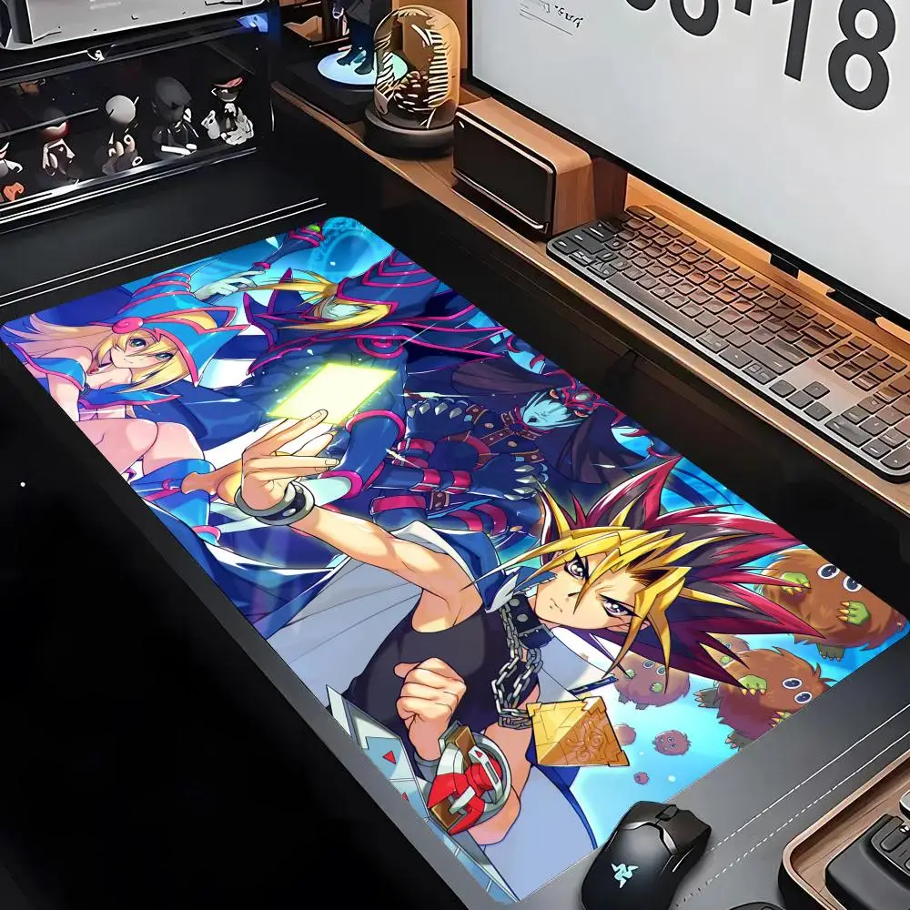 Large Mouse Pad Anime Yu Gi Oh XXL Gaming Accessories Office Gamer Keyboard Desk Mat Non-Slip Laptop rubber Anime Girl Mousepad