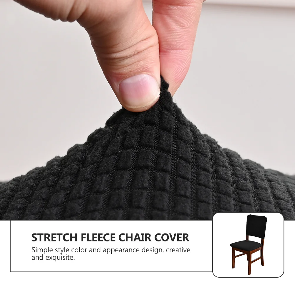 

1Set Chair Cover Polyester Thick Seat Backrest Protector Simple Chic Design For Home Party Festival Slipcover Accessory
