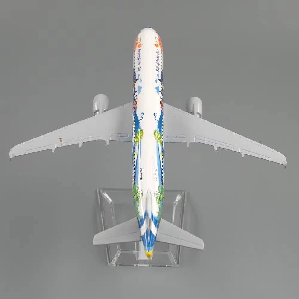 Scale 1:400 320 Metal Airplane Replica 16cm Thai Bangkok A320 Airbus Aircraft Die-Cast Model Children's Gift Home Decoration