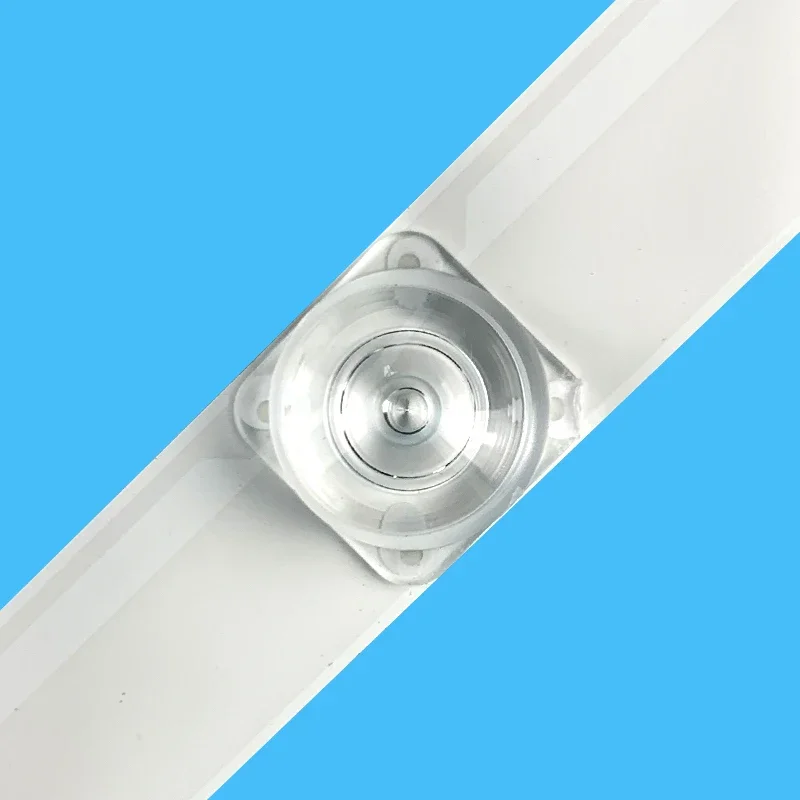 Tira clara universal, lente quadrada de 6 lâmpadas, 600mm * 17mm-6V, 32 pol