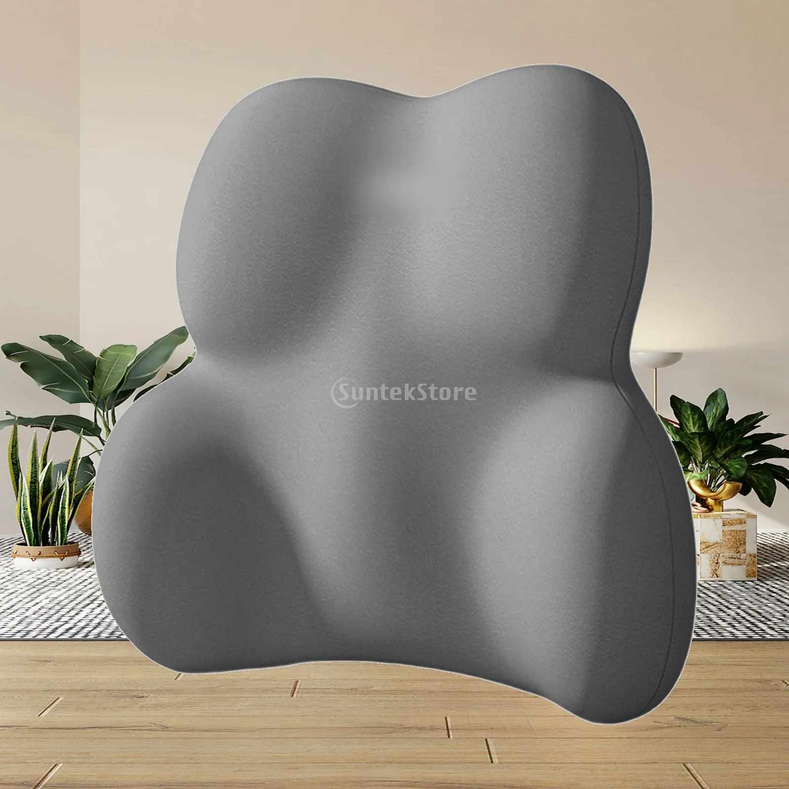 Low Back Support Cushion Large Backrest Pillow for Office Chair Sitting Posture Improvement Memory Foam Relief