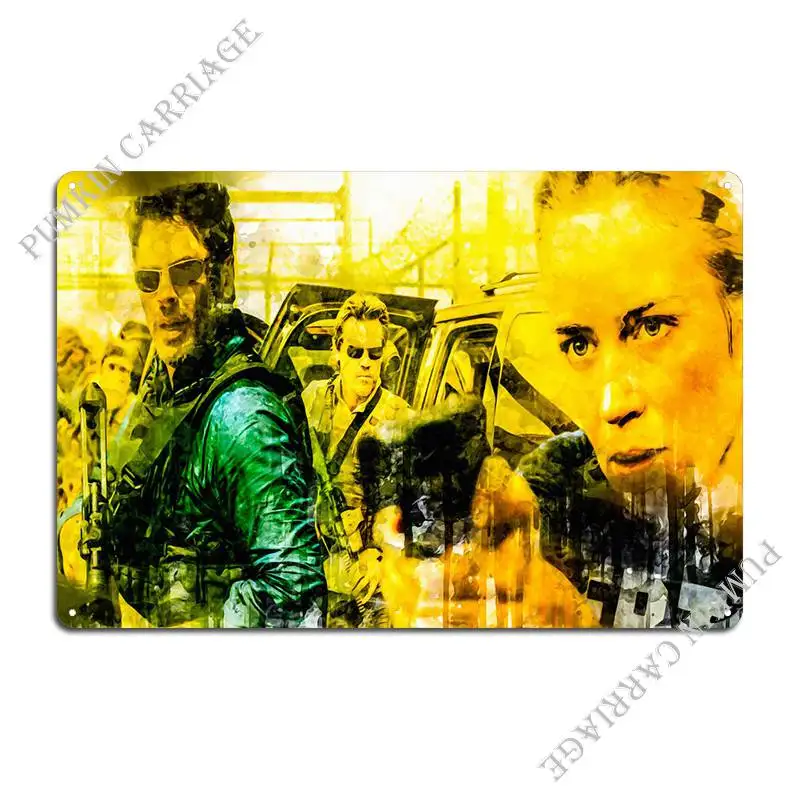 Sicario 2 Metal Signs Pub Mural Home Wall Mural Club Tin Sign Poster