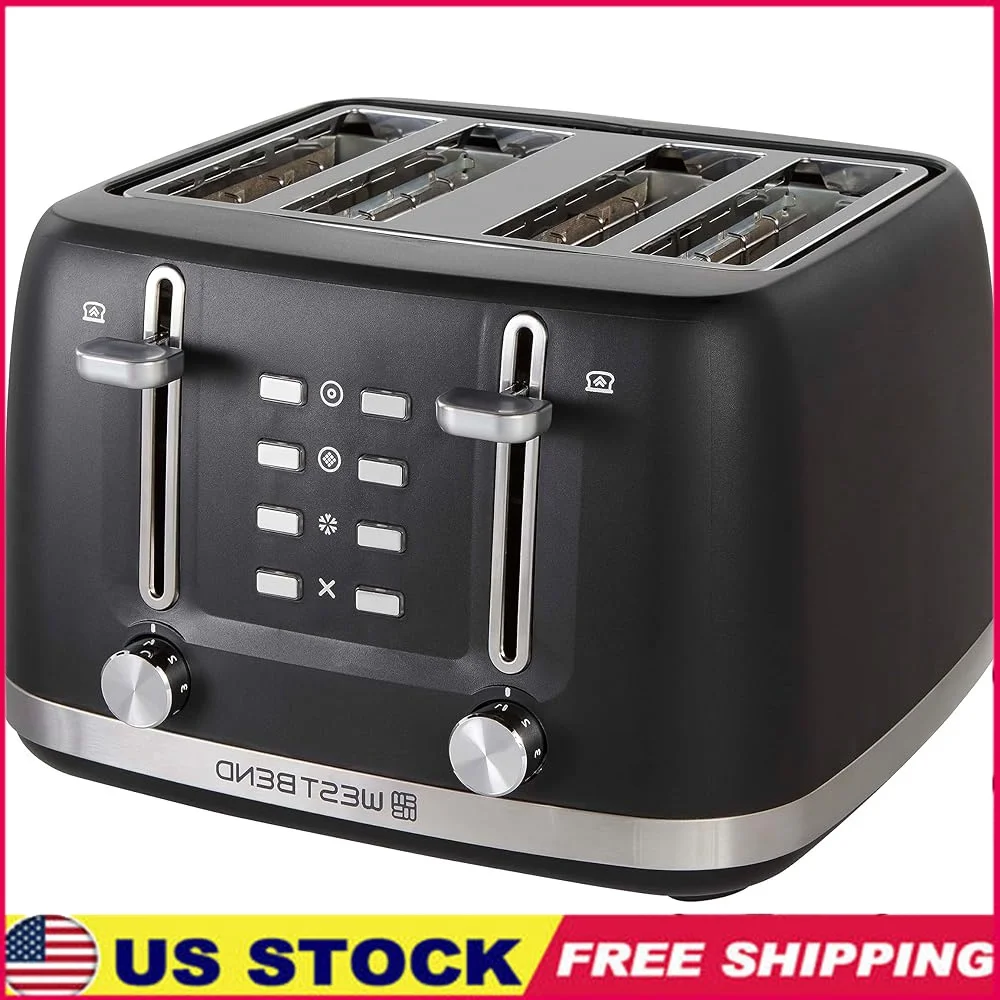 

2-Slice Toaster Extra Wide Slots with High Lift Manual Lever 7 Browning Settings Multi-Function Auto Shut-Off Bread Waffles