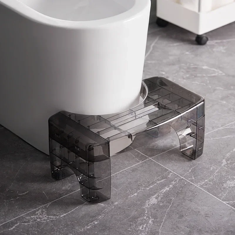 Squatting Stool for Toilet, 2-Step Bathroom Step Stool for Adults & Kids