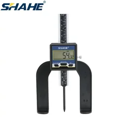 SHAHE Electronic Height Depth Gauge Woodworking Ruler 0-80mm Magnetic Depth Height Gauge Caliper Measuring Tools