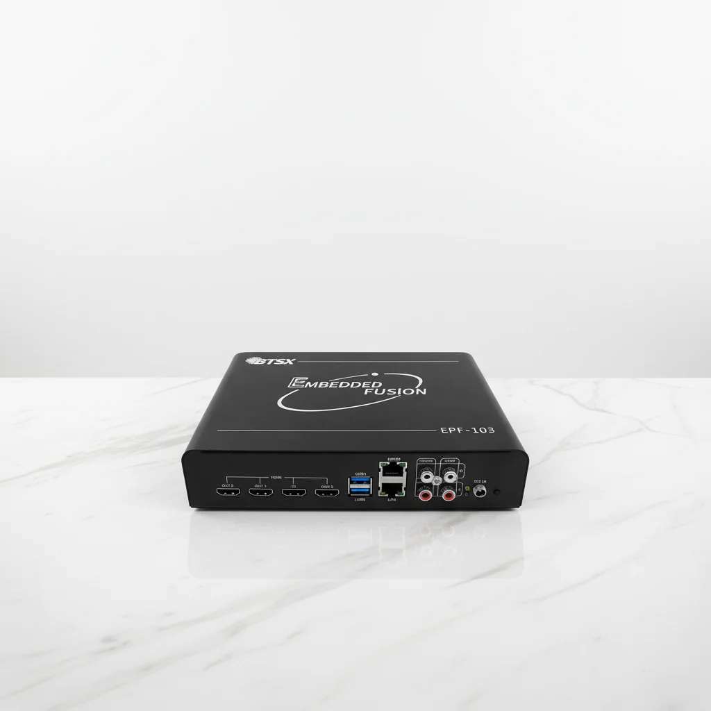 Bitvisus Embedded Multi Channel Projection Fusion Server BIT-EPF-103 1HDMI in with Audio Output 1x1 1x2 1x3 Video Switcher