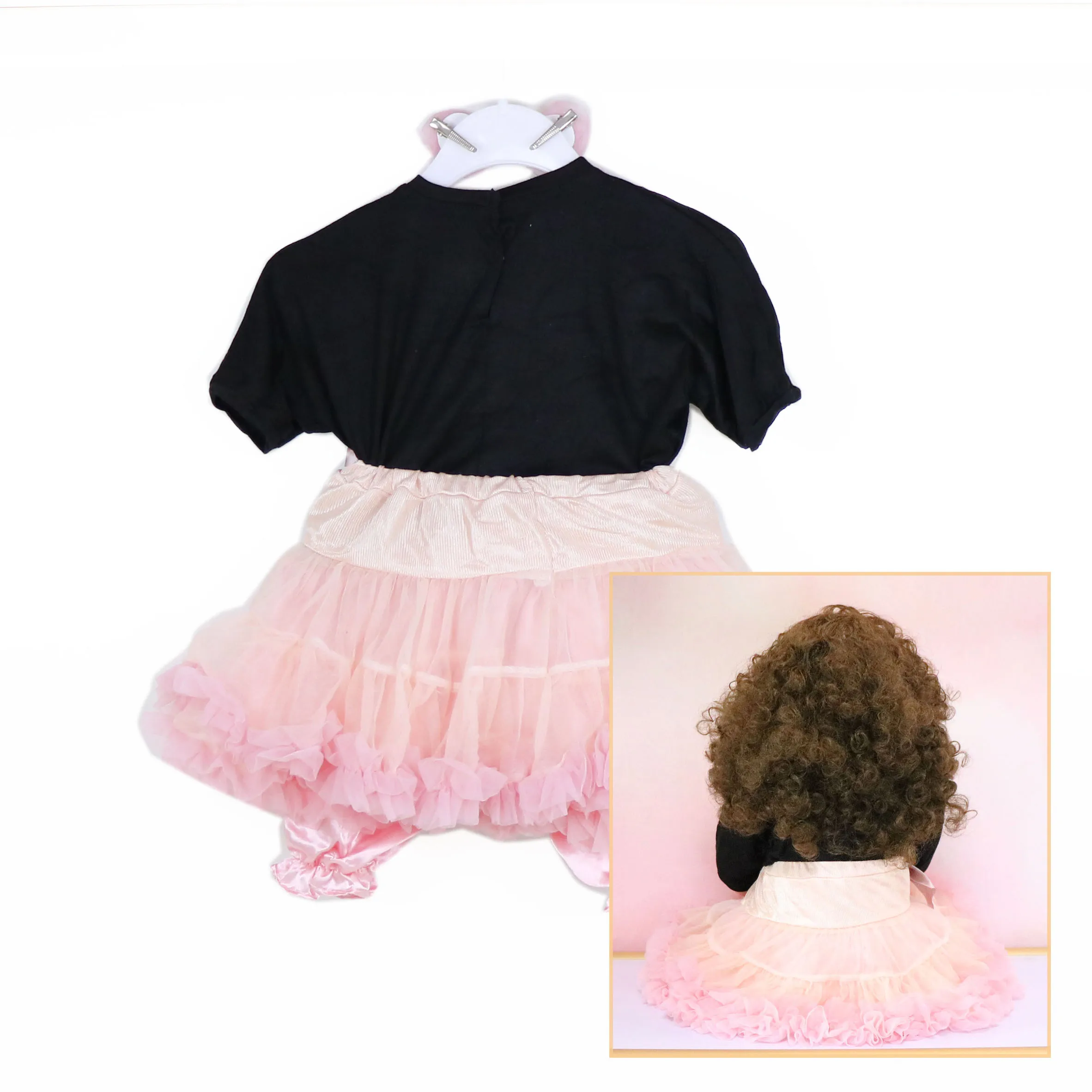 YingHuanMei ropa de muñeca de ala de ngel Reborn, adecuada para nuestras muñecas realistas de 24 pulgadas, un par de alas brillantes son muy lindas,