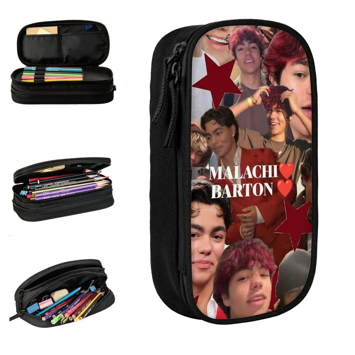 

Малачи Бартон пенал пенал держатель для ручек детская сумка большой емкости студенты школьные подарки канцелярские принадлежности