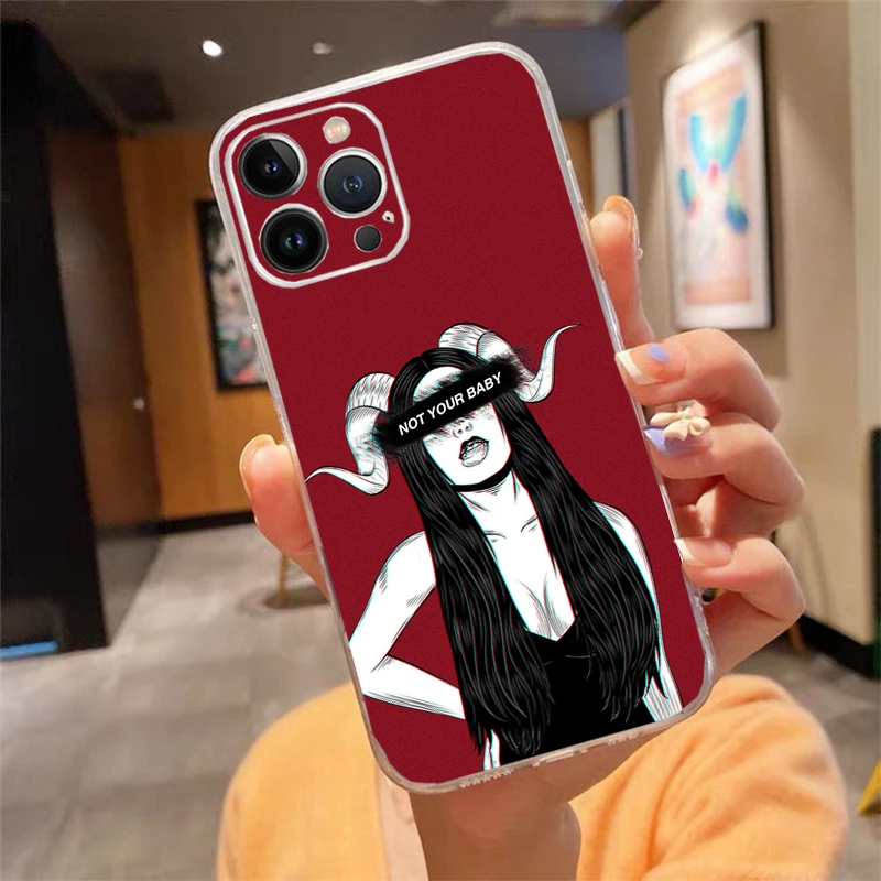 Phone Case For iphone 17 16 Pro Max 17 Air 15 14 13 Pro Max 15 16 Pro 15Plus Sexy Devil Woman #2