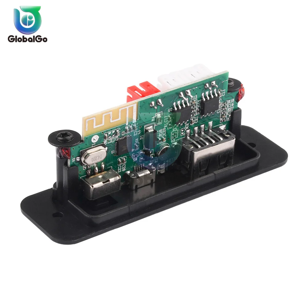 5V Bluetooth 5.0 Car MP3 Player Decoder Board 2*3W Amplifier Wireless FM Radio Module TF USB Handsfree Call