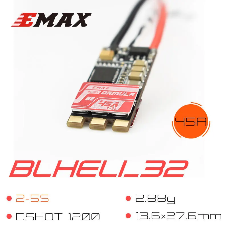 FyFormula 45A BLHELI32 borstelloze ESC voor Silver Swallow Racing Drone hoge snelheid 2 5S FPV quadcopter