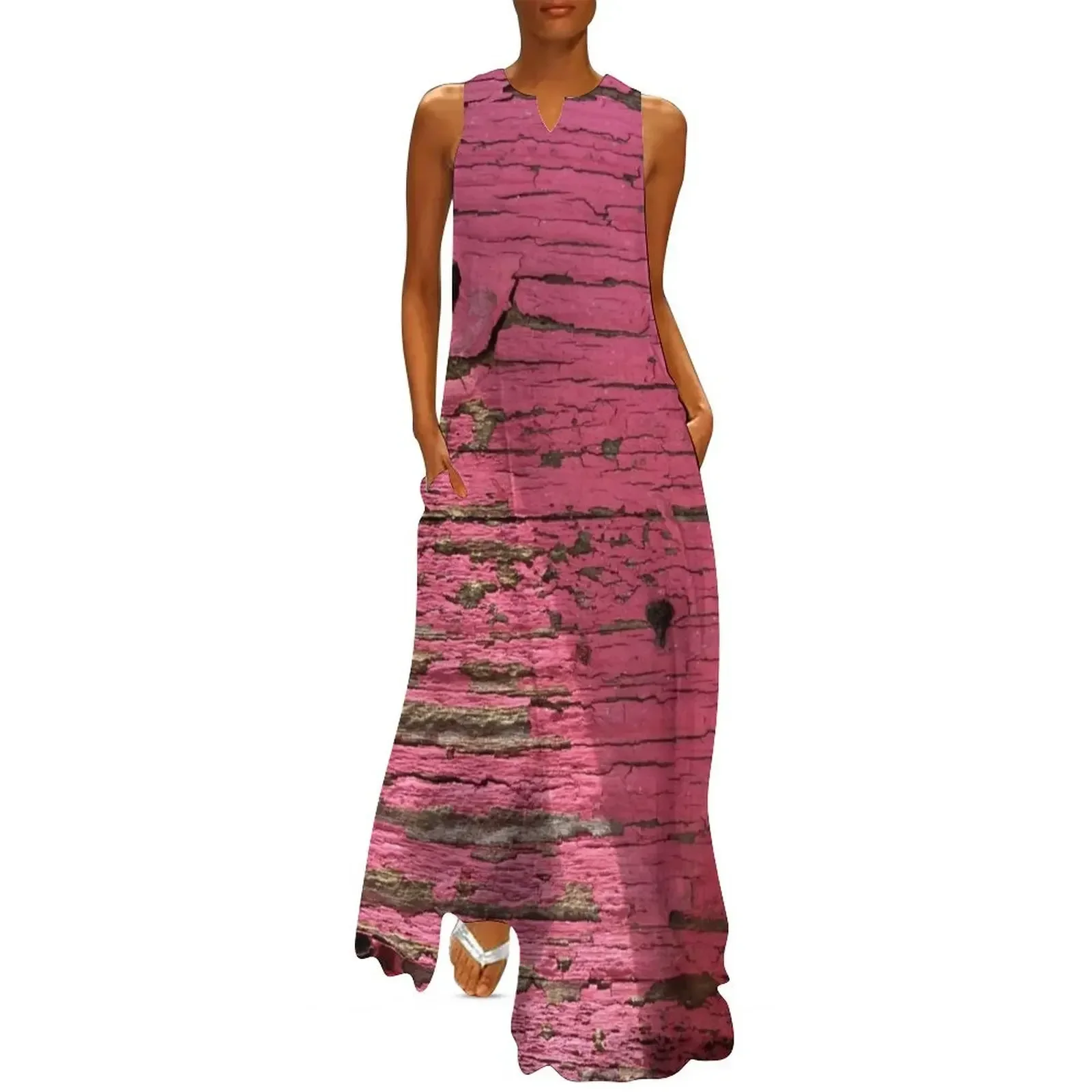 

Weathered Long Dress Women's skirt Woman dresses Casual dresses summer dress korean women Dress