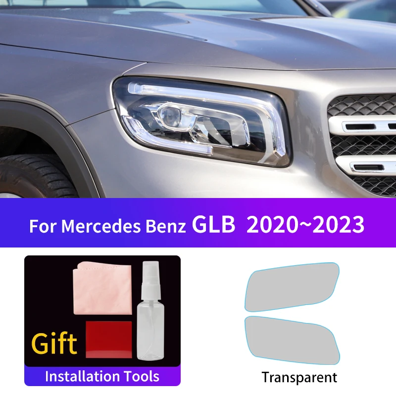 

Suitable for GLB 2020~2023 car headlight fog tail light film,Color changing film protective stickers