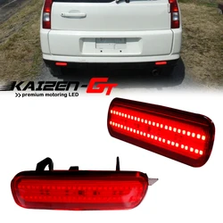 Red LED Car Rear Bumper Reflectors Lights For 2002-2004 Honda CR-V Function as Tail Lights, Stop/Brake Lights, Rear Fog Lights