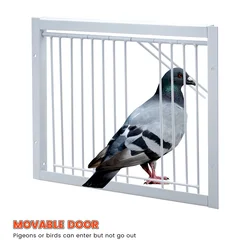 1 Pcs Pigeon Door Wire Bars Frame Entrance Trapping Doors Loft Animal Birds Tools Supplies Catching Bar Entry Curtain Removable