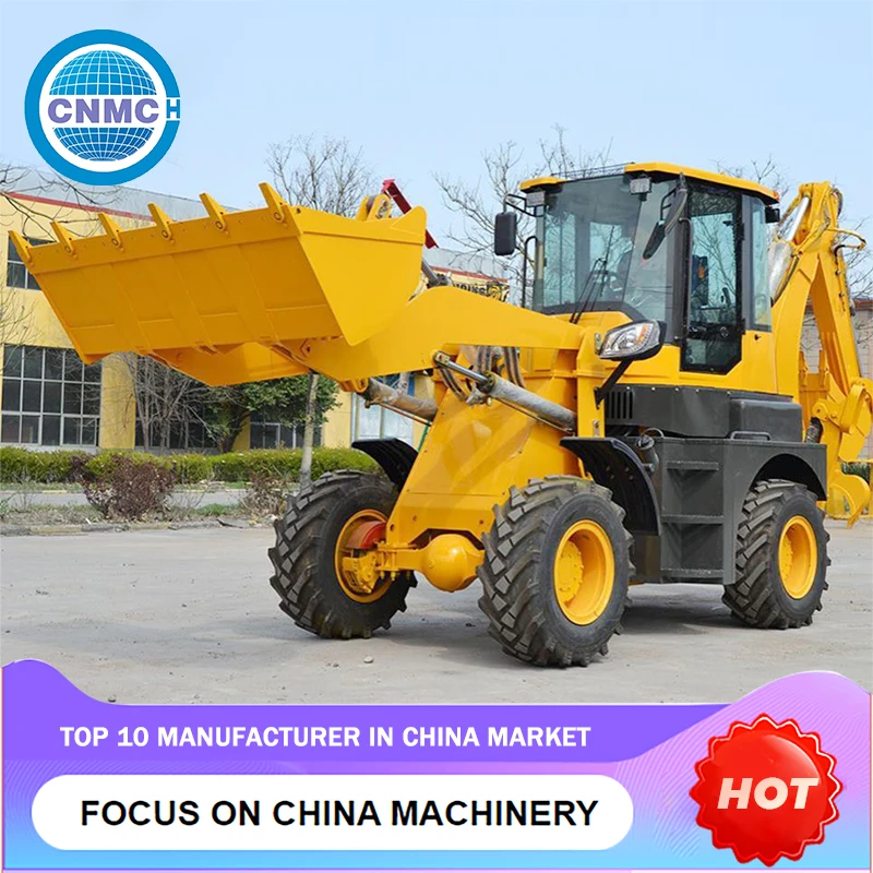 

5Ton Mini Loader Hydraulic System Easy to Operate Multifunctional Cab Diesel Engine EPA EURO5 Engine Skid Steers Wheel Backhoe