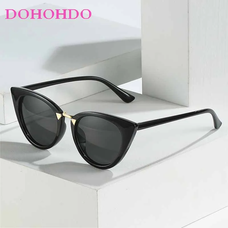 

Luxury Brand Design Metal Cat Eye Sunglasses Women Men Vintage Fashion Eyeglasses Outdoor Travel Street Photography Shades UV400