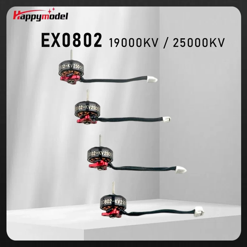 

Happymodel EX0802 19000KV 25000KV 1-2S Бесщеточный двигатель для RC FPV Racing Freestyle Mobula6 HD Tinywhoop Drones