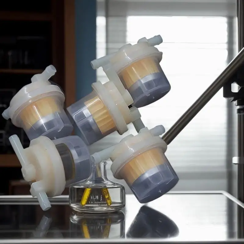 

1 шт. пластиковый универсальный топливный фильтр для мотоциклов и автомобилей, встроенный топливный фильтр для двигателя квадроцикла с магнитом