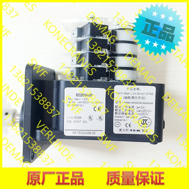 

Konecranes 2025 года, подъемный поворотный концевой выключатель (старая съемка) Кулачковый ограничитель, микропереключатель 52290408