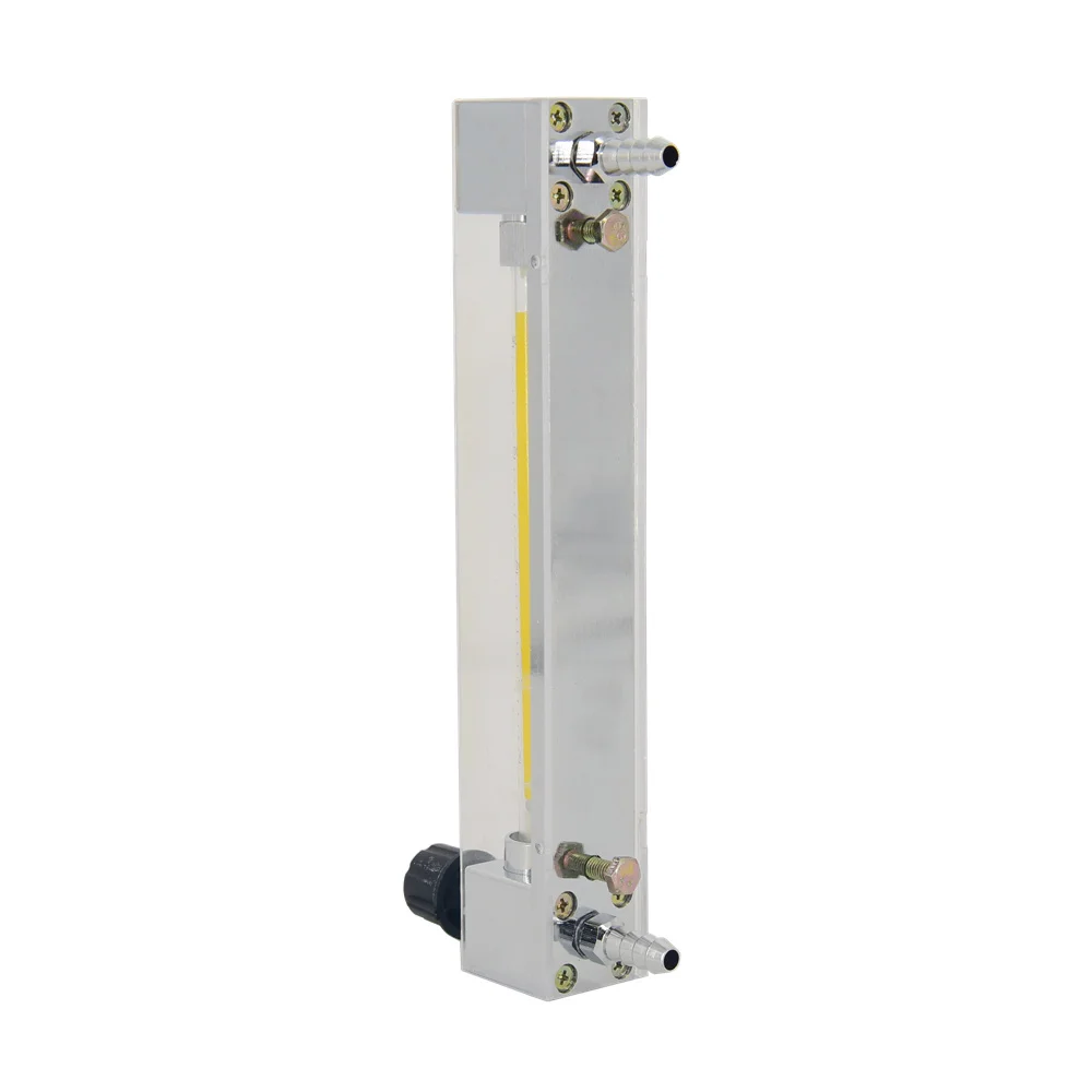 LZB -6, glass rotameter adjust flow meter with control valve for liquid and gas