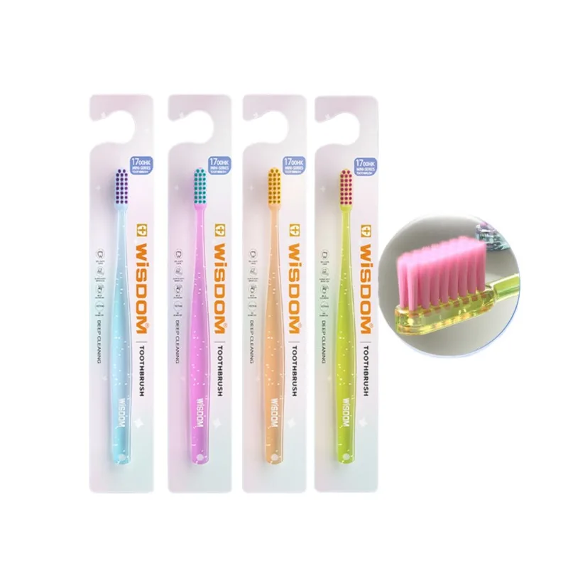 

20pcs Soft Toothbrush Four Colors Flossing Manual Small Head Teethbrush with Ultra Soft Cleaning for Adults