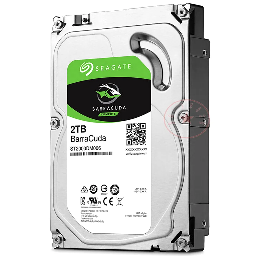 FOR Seagate Barracuda 2TB Internal Hard Disk Drive 7200 rpm 64MB Cache ST2000DM006  NEW