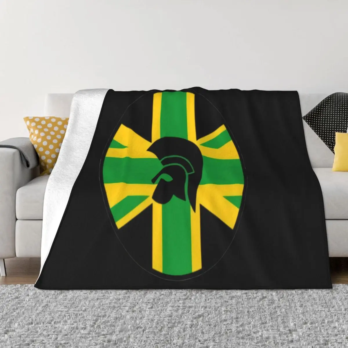 Classic 60S Reggae Trojan Swea Oversize Style Better Goth Crewneck Original Creative Design Print Hot Sale Throw Blanket