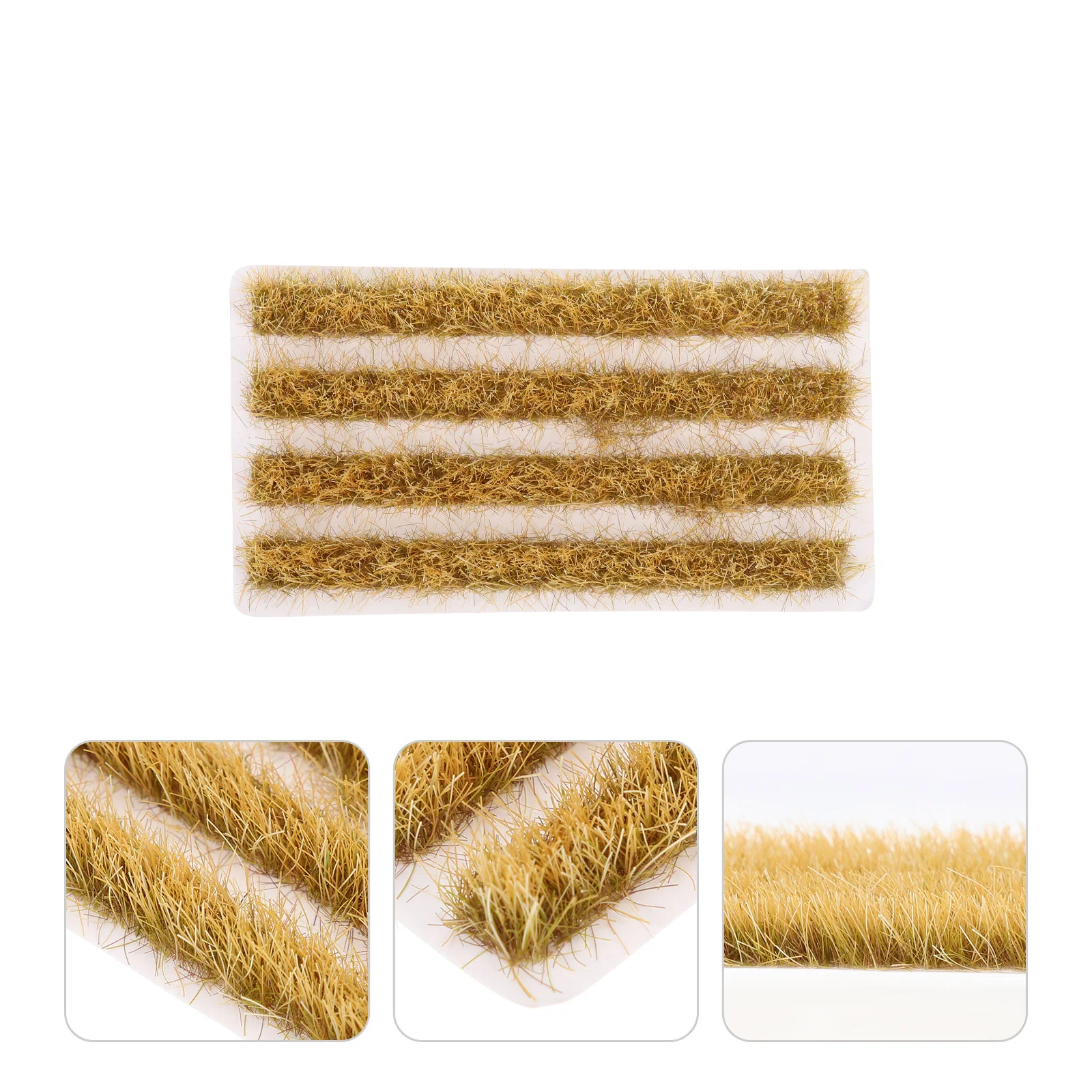 Miniature Rice Field Grass Scenario Model Artificial Strips Paddy Lawn Decor Plastic