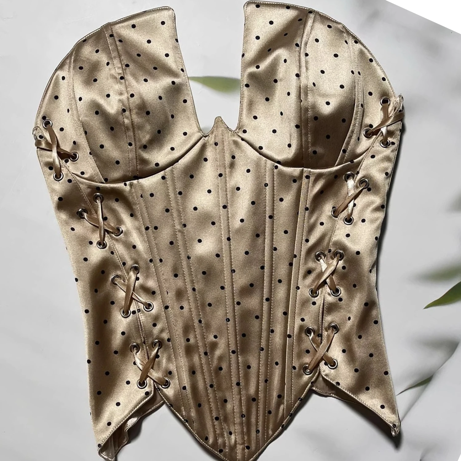 Ete-sexy-mode-satin-taille-tondeuse-femmes-corset-surbuste-a-lacets-solide-bustier-bodyshaper-corselet-haut