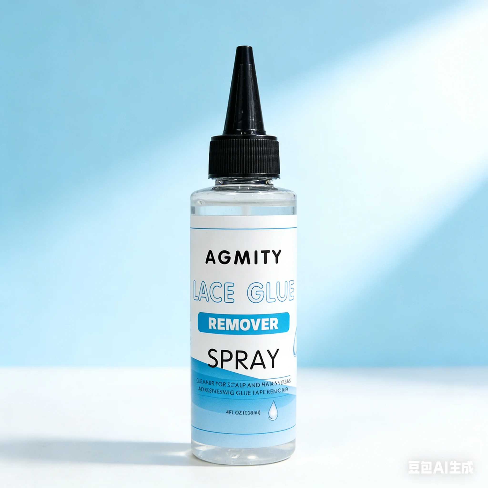 

4oz 118ml Solvent Wig Glue Remover for Lace Wigs Toupee Closure - Easy to Use Hair Replacement System Glue Remover