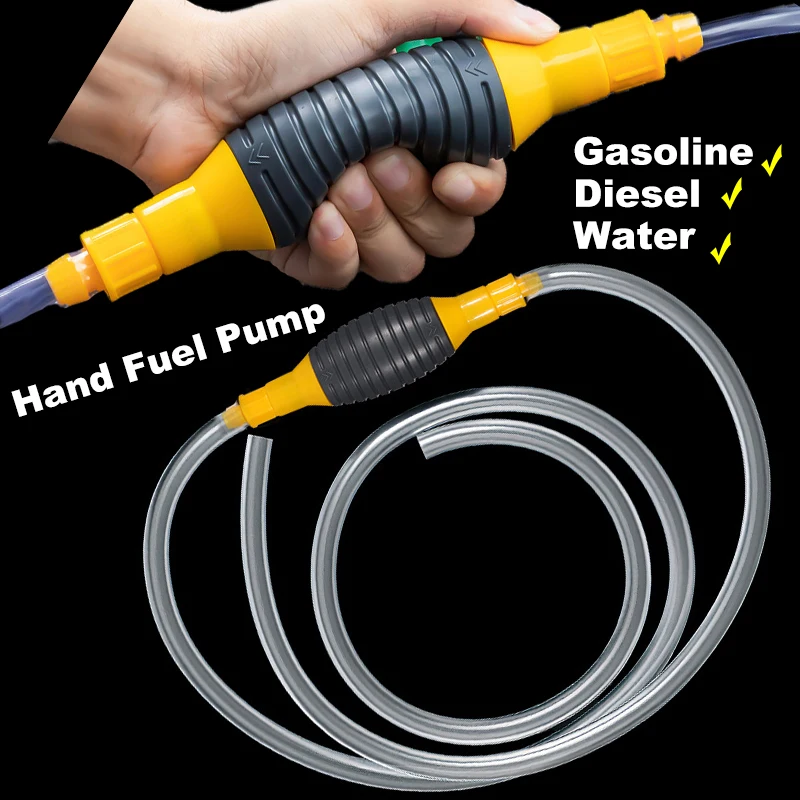 

Hand Fuel Pump Car Fuel Tank Sucker Oil Water Transfer Pump Petrol Diesel Liquid Manual Pump Fuel Saver for Gas Water