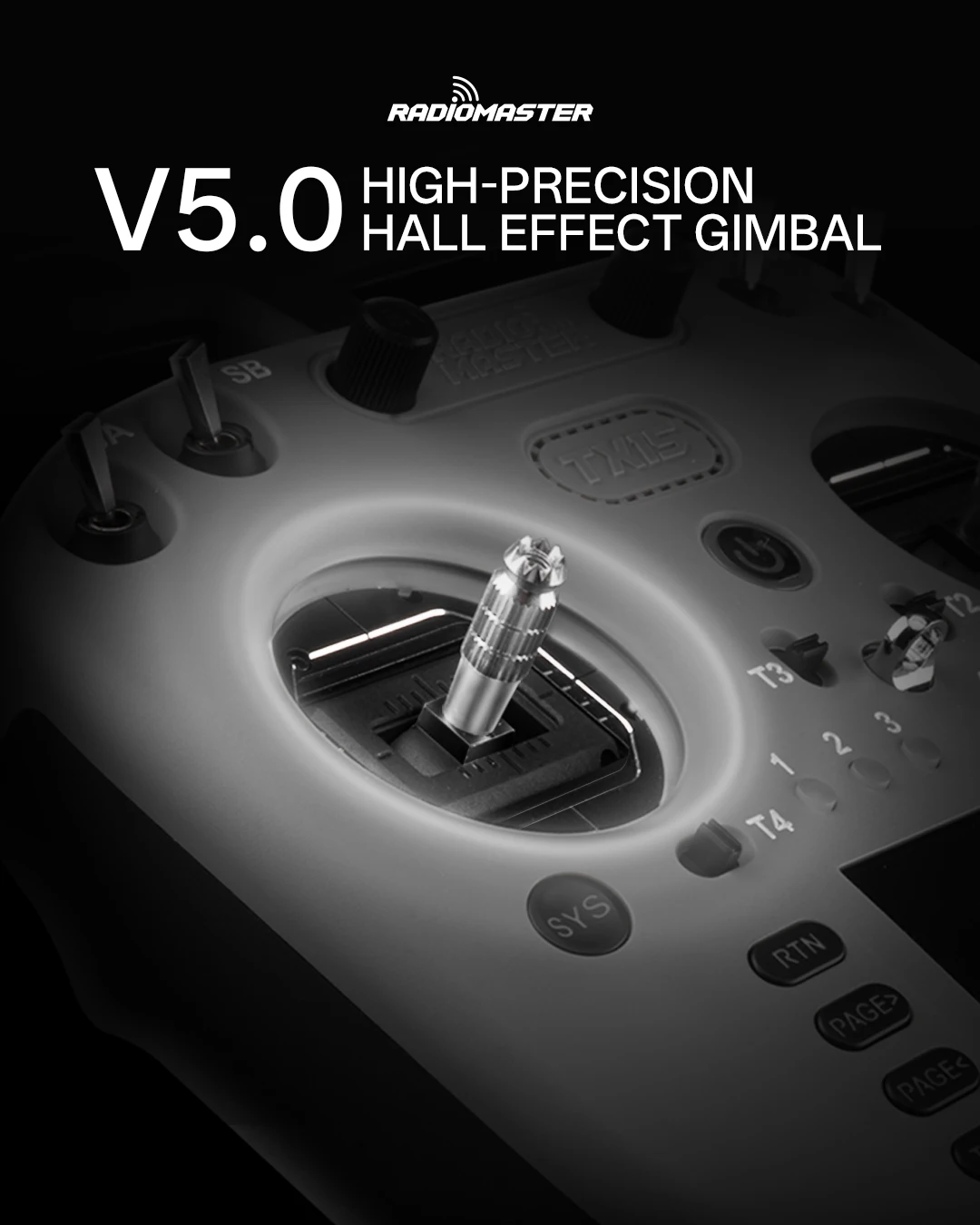 Cardán Radiomaster TX15 V5 Hall