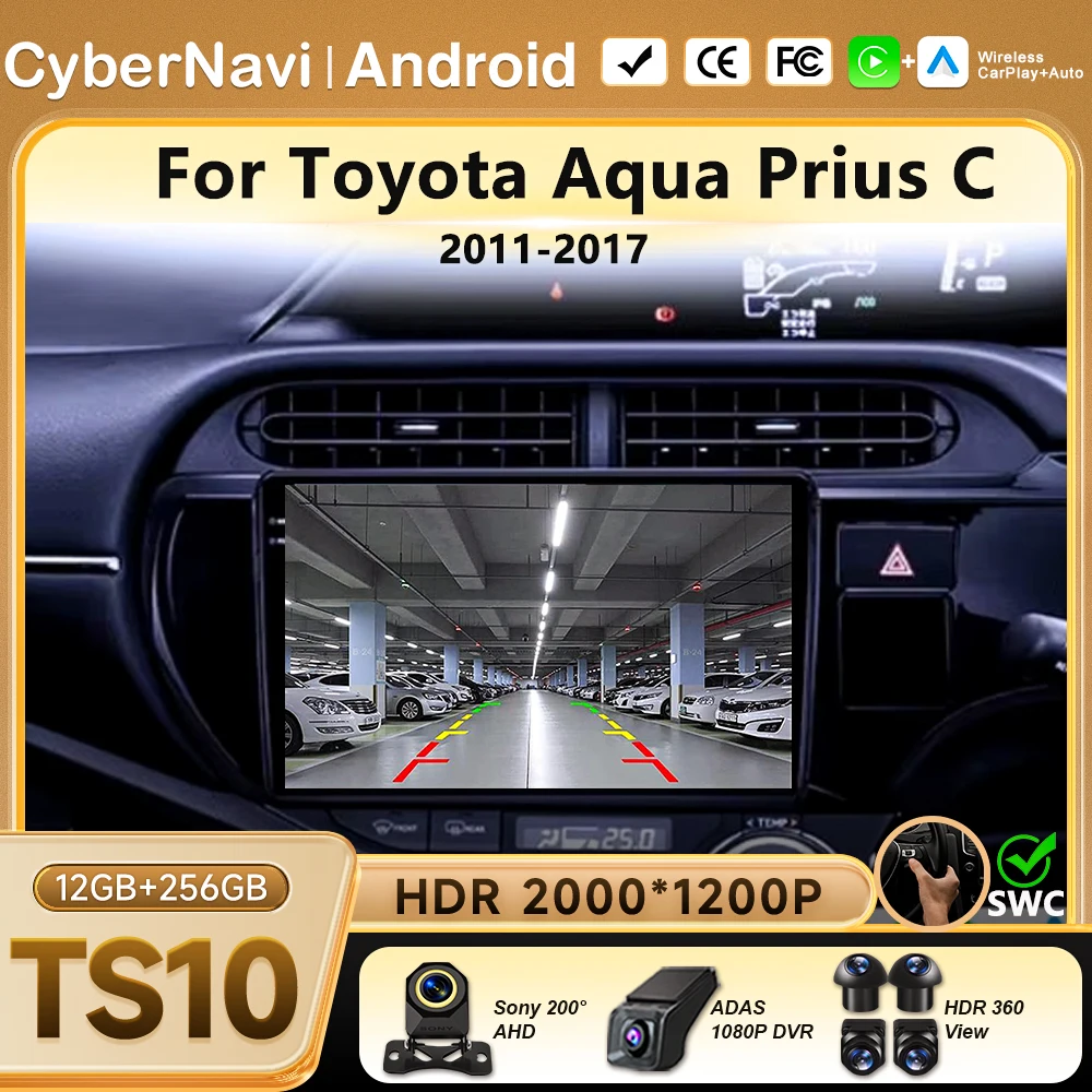 Android 16 For Chrysler 200 200C 200S 2015 - 2019 Car Radio head unit Multimedia Navigation Stereo Carplay WIFI Screen GPS BT