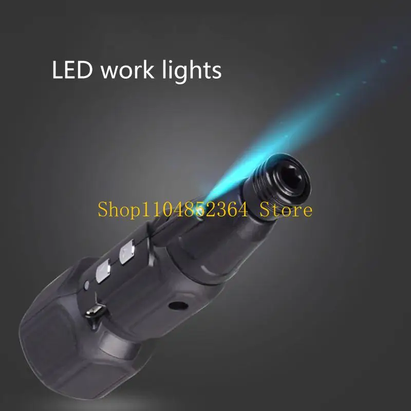 652F Durable Screwdrivers with Strong Magnet Tips Work Light Anti-slip Handle USB Rechargeable Electric Tool