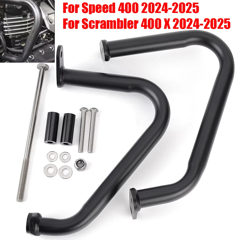 

Frame Bumper Guard Engine Crankcase Crash Bar Protector For Triumph Scrambler 400X Speed 400 Speed400 Scrambler 400 X 2024 2025
