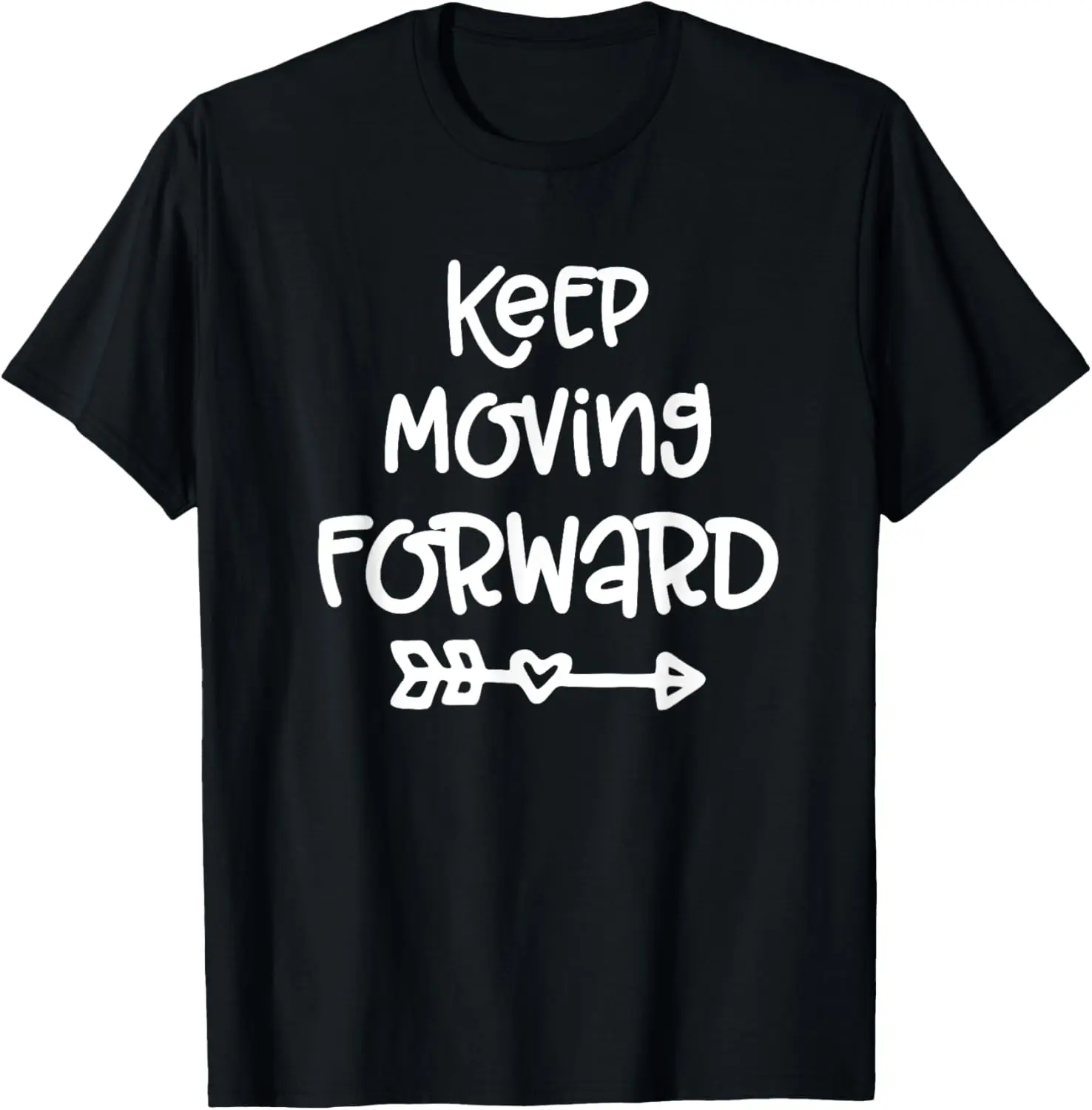 

Keep Moving Forward Shirt Inspirational Arrow Heart Shirt