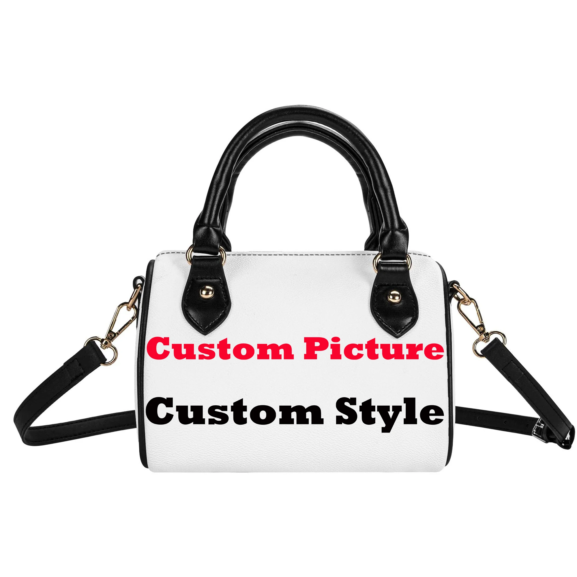 o Mini Handbag Pu Shoulder Bag Casual And Fashionable Crossbody Bag Zipper Bag Custom Pattern Logo Photo