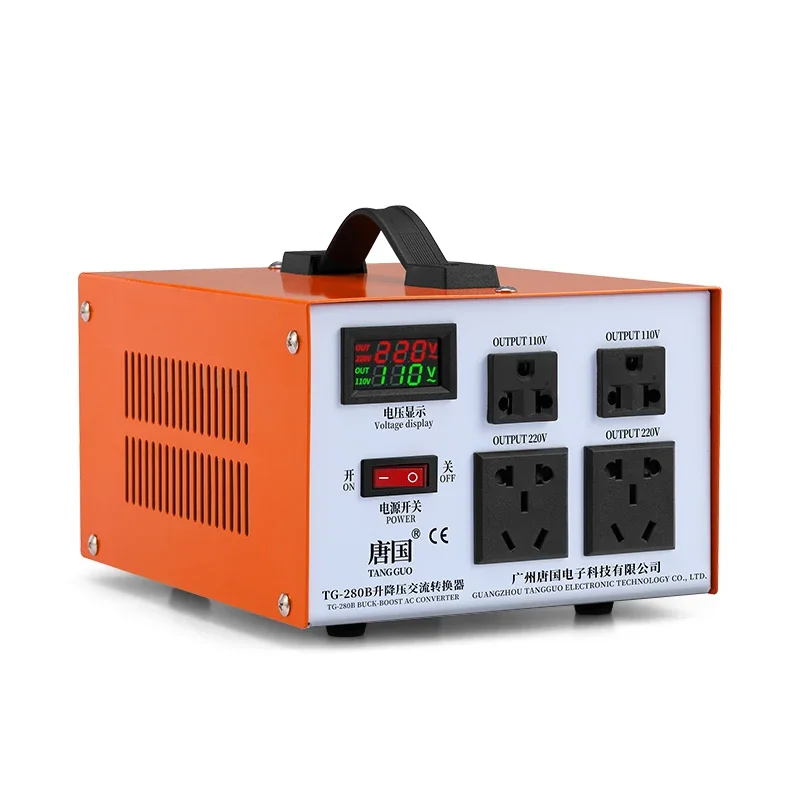 110v To 220v 220v To 110v Step Up/down Transformer Voltage Converter Dedicated Dual Voltage Detection Indicator