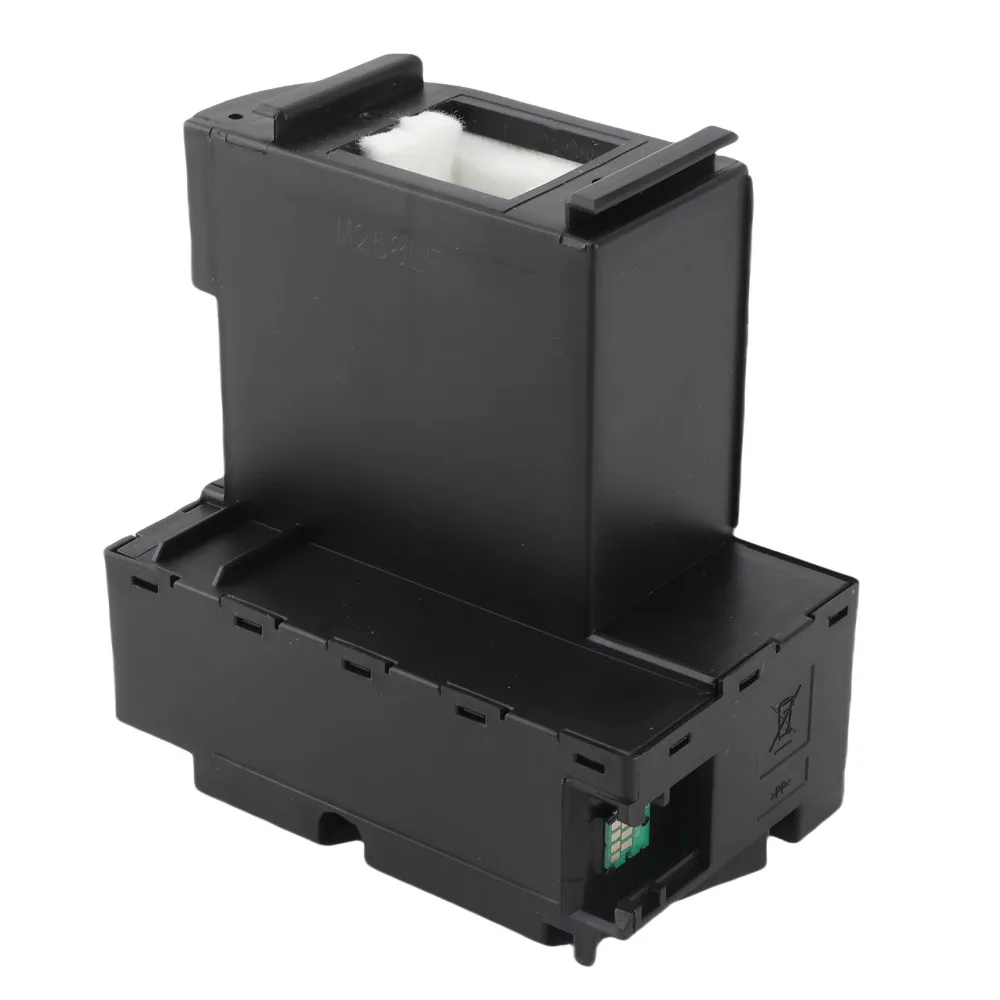 ABS Ink Waste Box T04D1 Compatible Built in Sponge Printer Waste Box Practical Lightweight Maintenance Box Replacement
