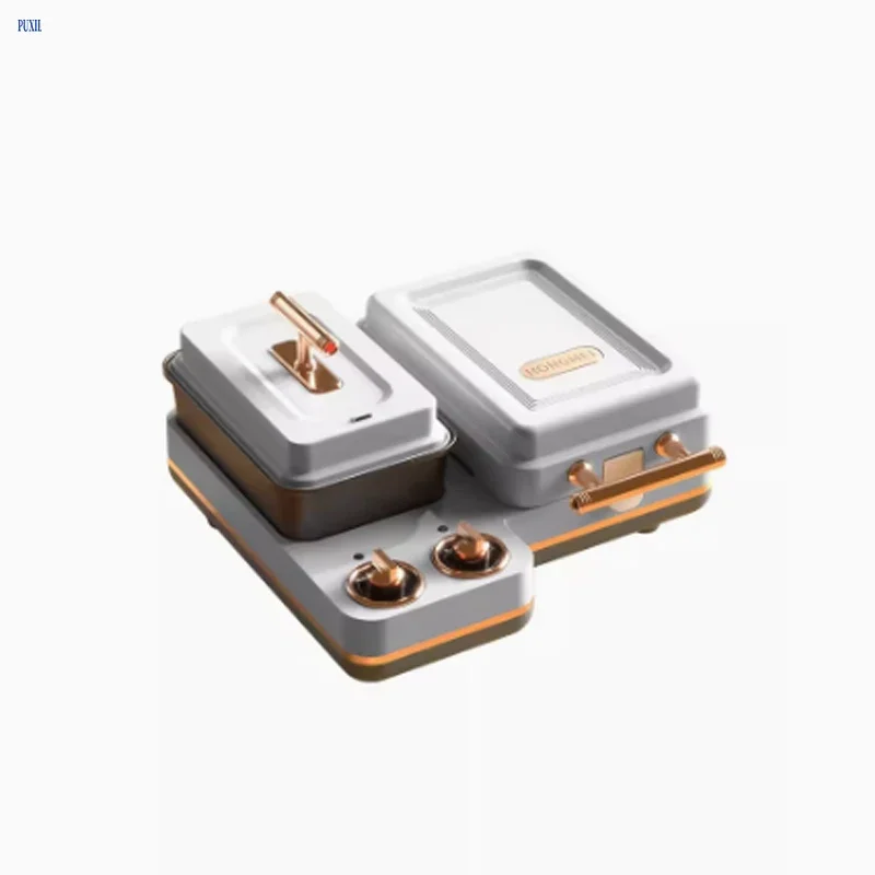 Multi- Breakfast Machine Sandwich Light Food Machine Small Household Waffle Maker Toast Baking Machine Sandwich Maker